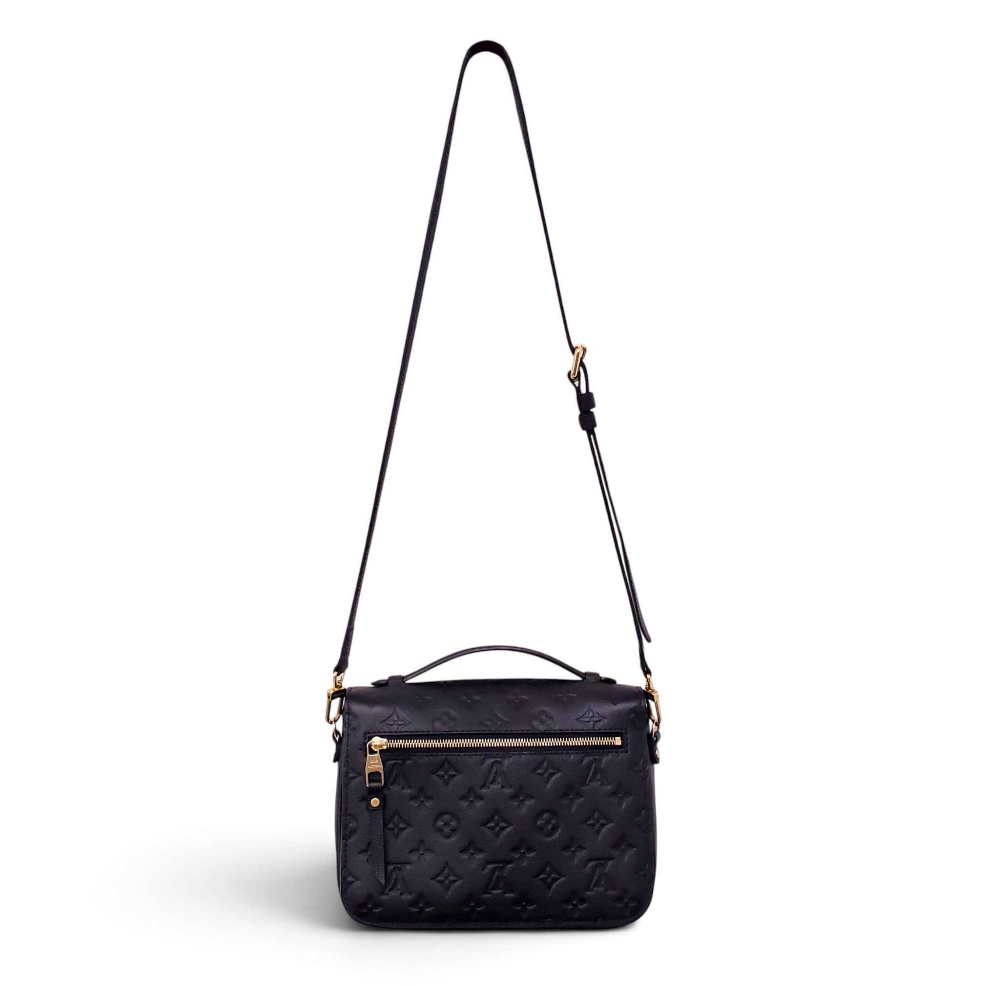 LOUIS VUITTON BLACK METIS BAG