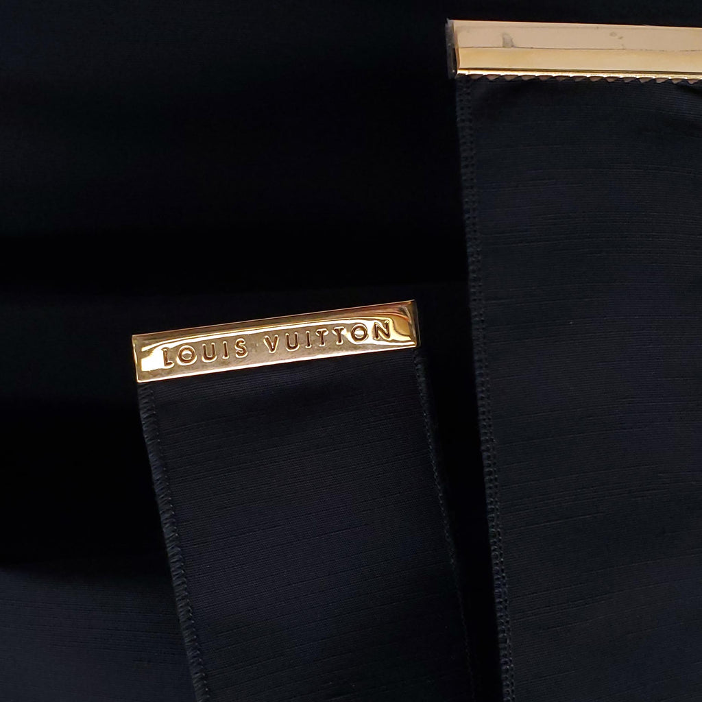 LOUIS VUITTON BLACK SKIRT WITH BOW - SIZE 36