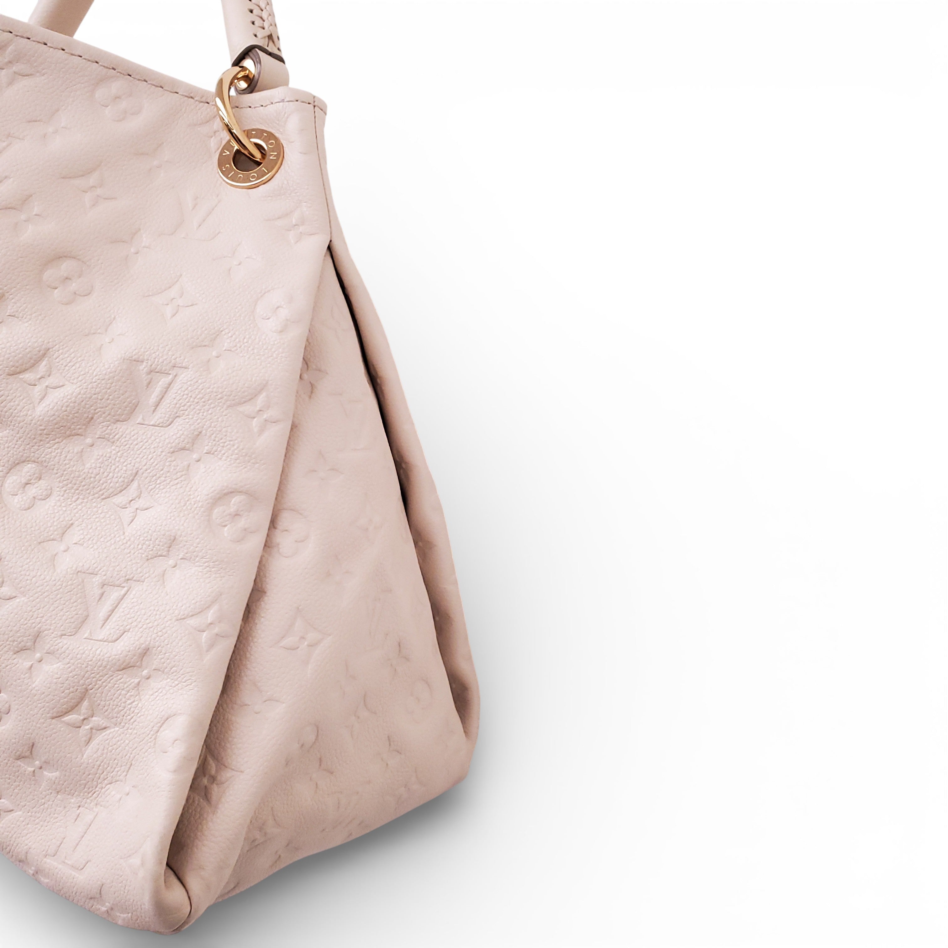 LOUIS VUITTON CREAM ARTSY MM BAG