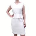 LOUIS VUITTON CREAM SKIRT SET - SIZE 38