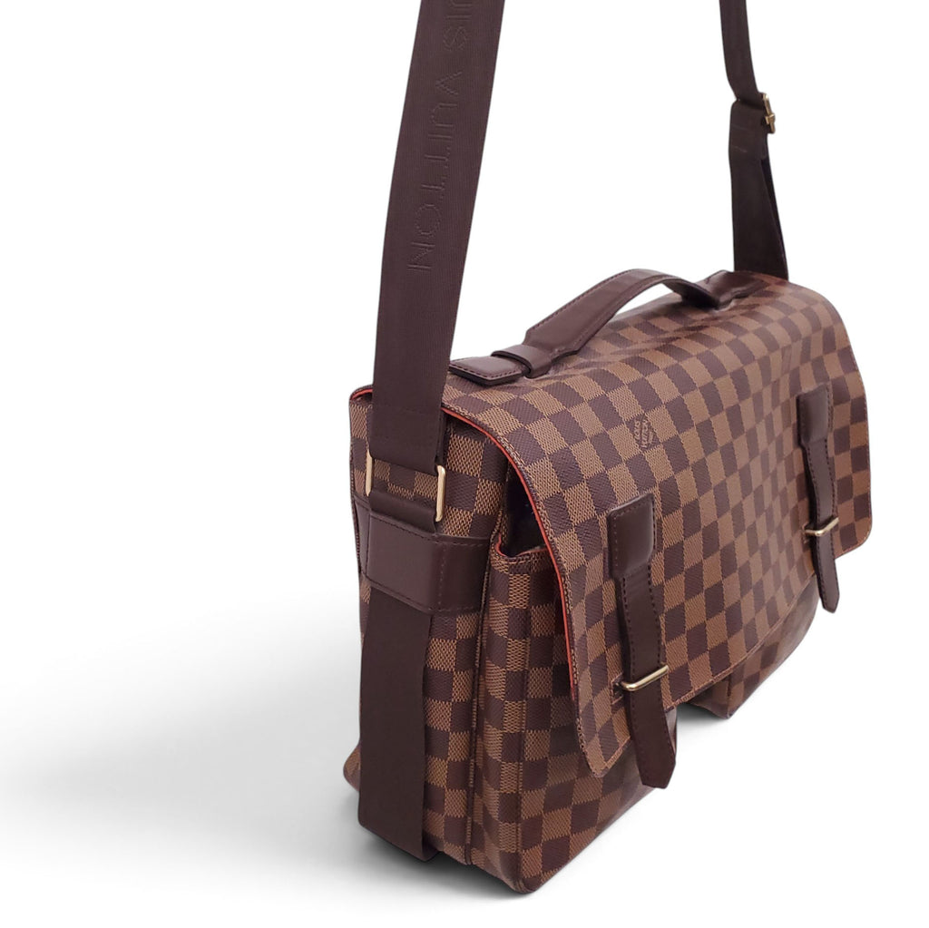 LOUIS VUITTON DAMIER EBENE BROADWAY MESSENGER BAG