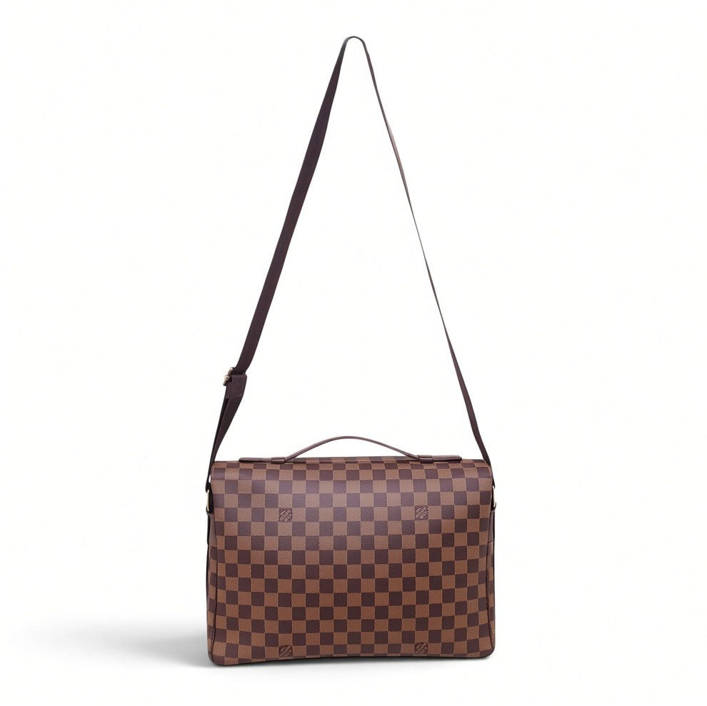 LOUIS VUITTON DAMIER EBENE BROADWAY MESSENGER BAG