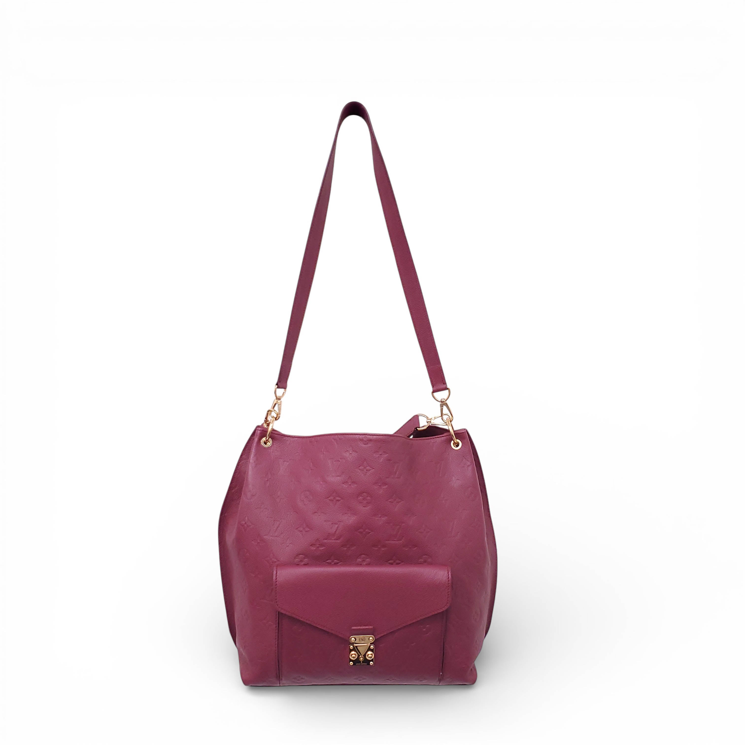 LOUIS VUITTON MONOGRAM EMPREINTE METIS HOBO BAG