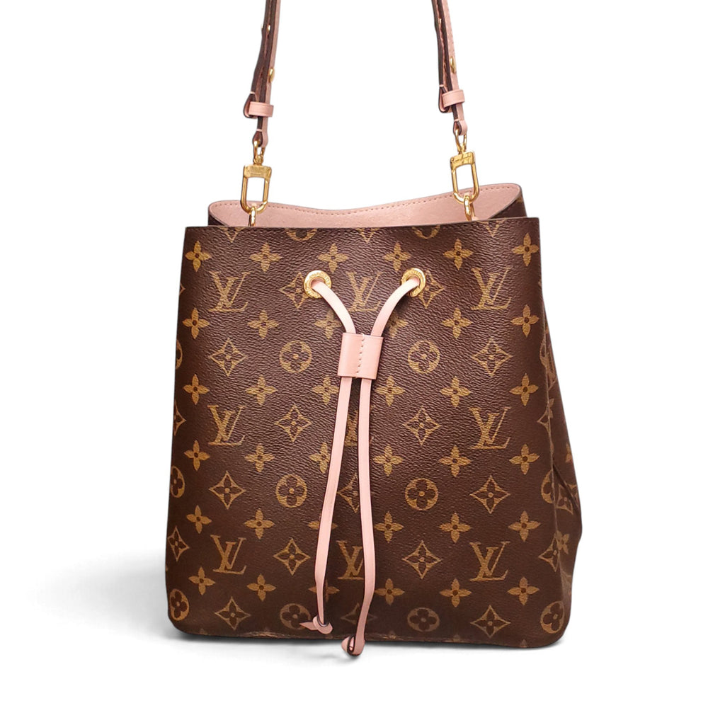 LOUIS VUITTON MONOGRAM NEONOE MM BUCKET BAG WITH SHOULDER STRAP