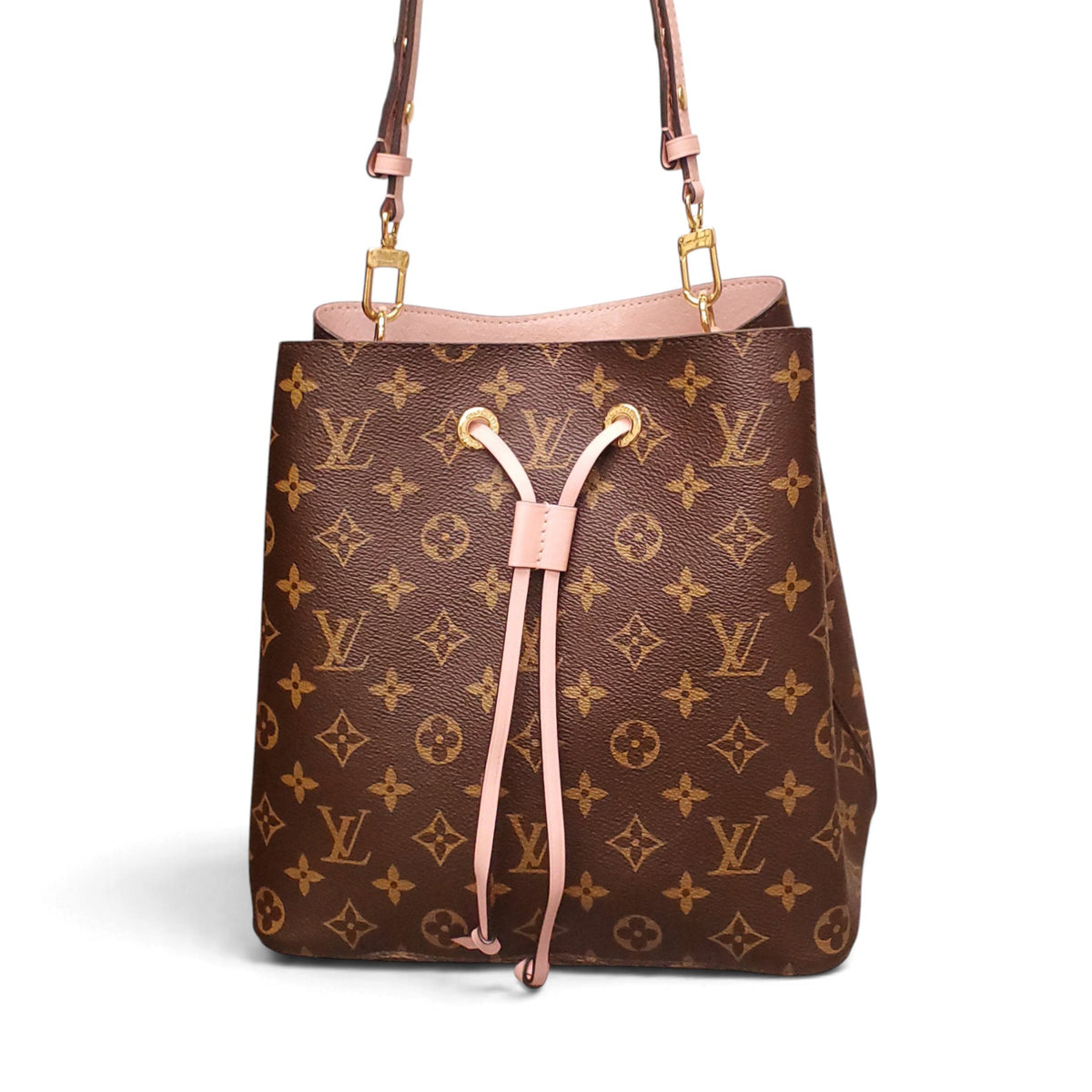 LOUIS VUITTON MONOGRAM NEONOE MM BUCKET BAG WITH SHOULDER STRAP