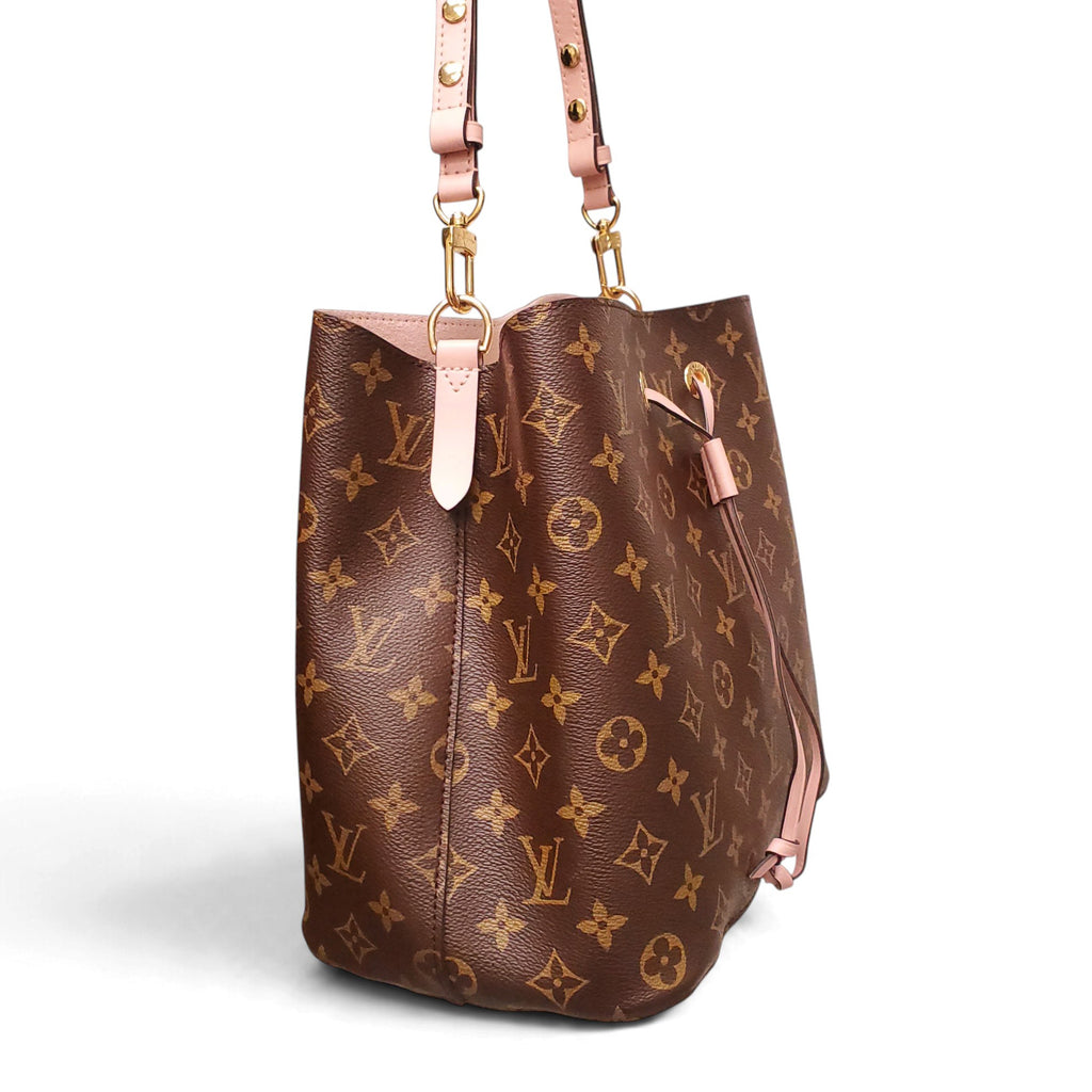 LOUIS VUITTON MONOGRAM NEONOE MM BUCKET BAG WITH SHOULDER STRAP
