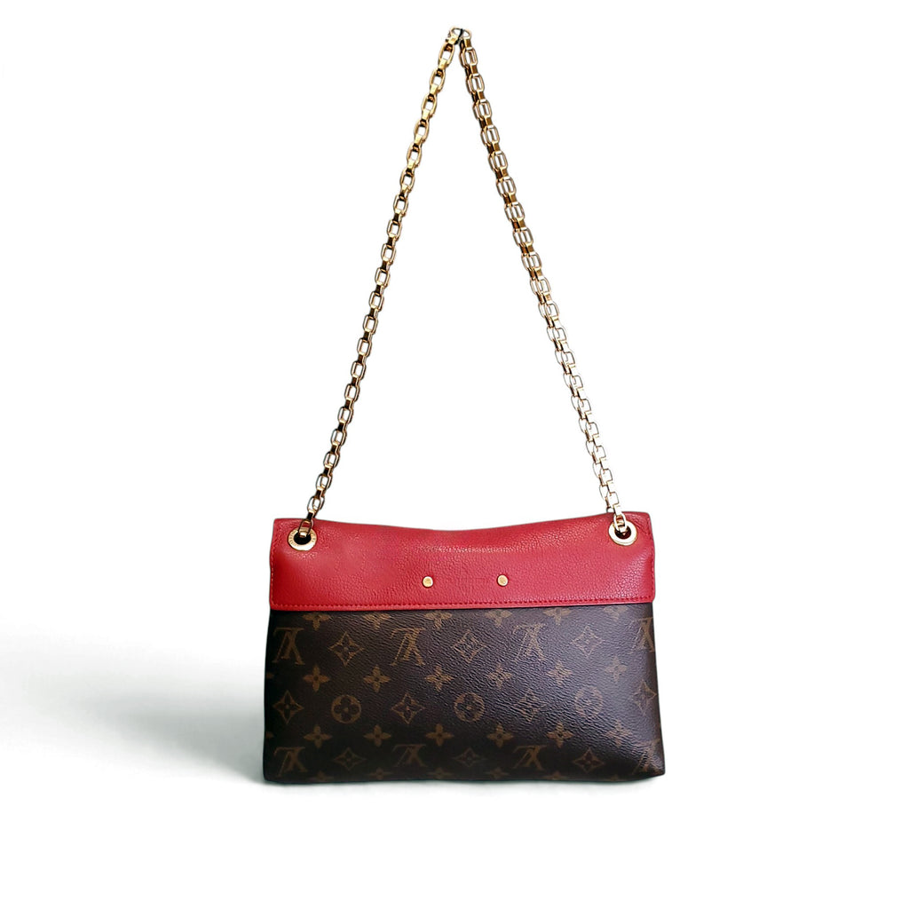 LOUIS VUITTON MONOGRAM PALLAS CHAIN SHOULDER BAG