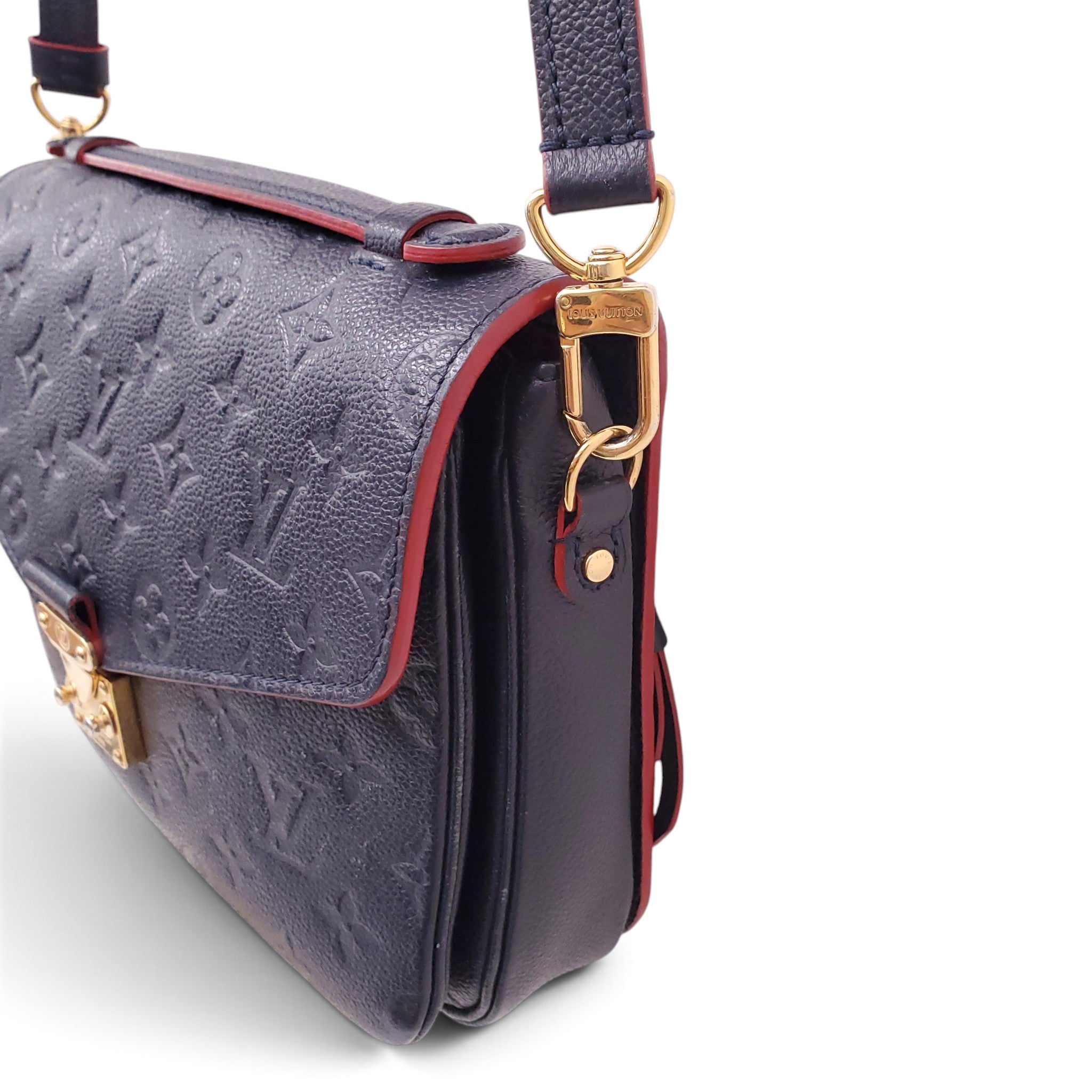 LOUIS VUITTON NAVY METIS BAG