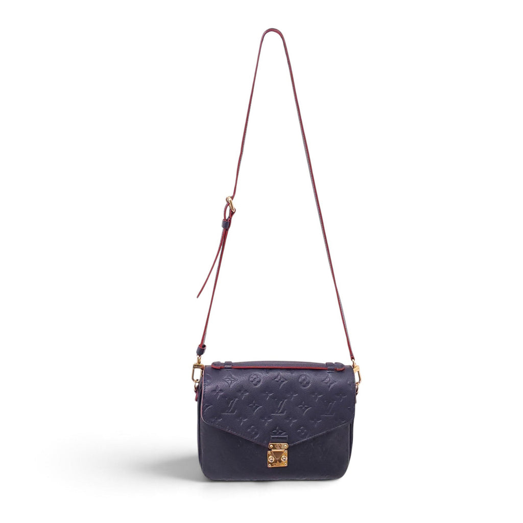 LOUIS VUITTON NAVY METIS BAG