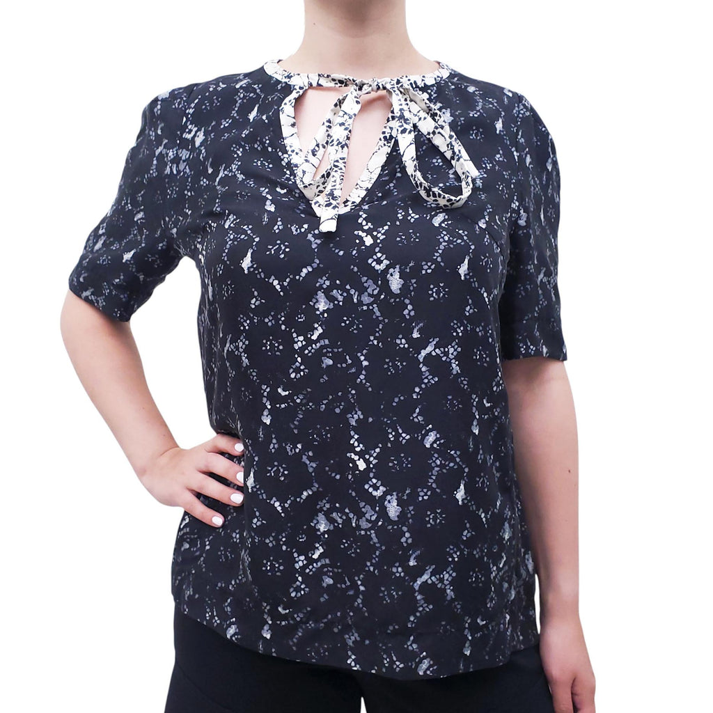 LOUIS VUITTON PATTERNED BLOUSE - SIZE 42