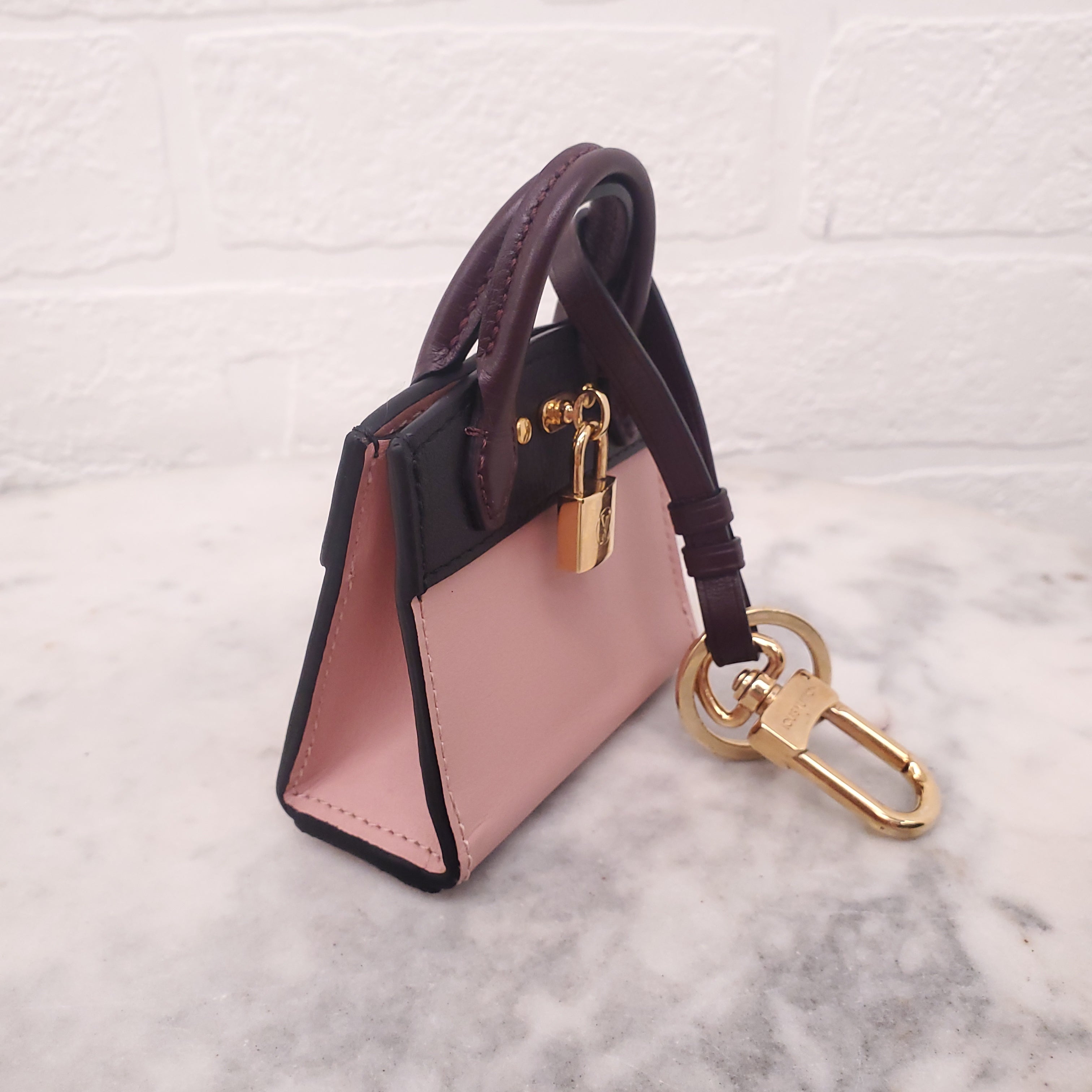 LOUIS VUITTON PINK PURSE BAG CHARM