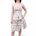 LOUIS VUITTON RUNWAY FLORAL BLOUSE AND SKIRT SET- SIZE 36/38