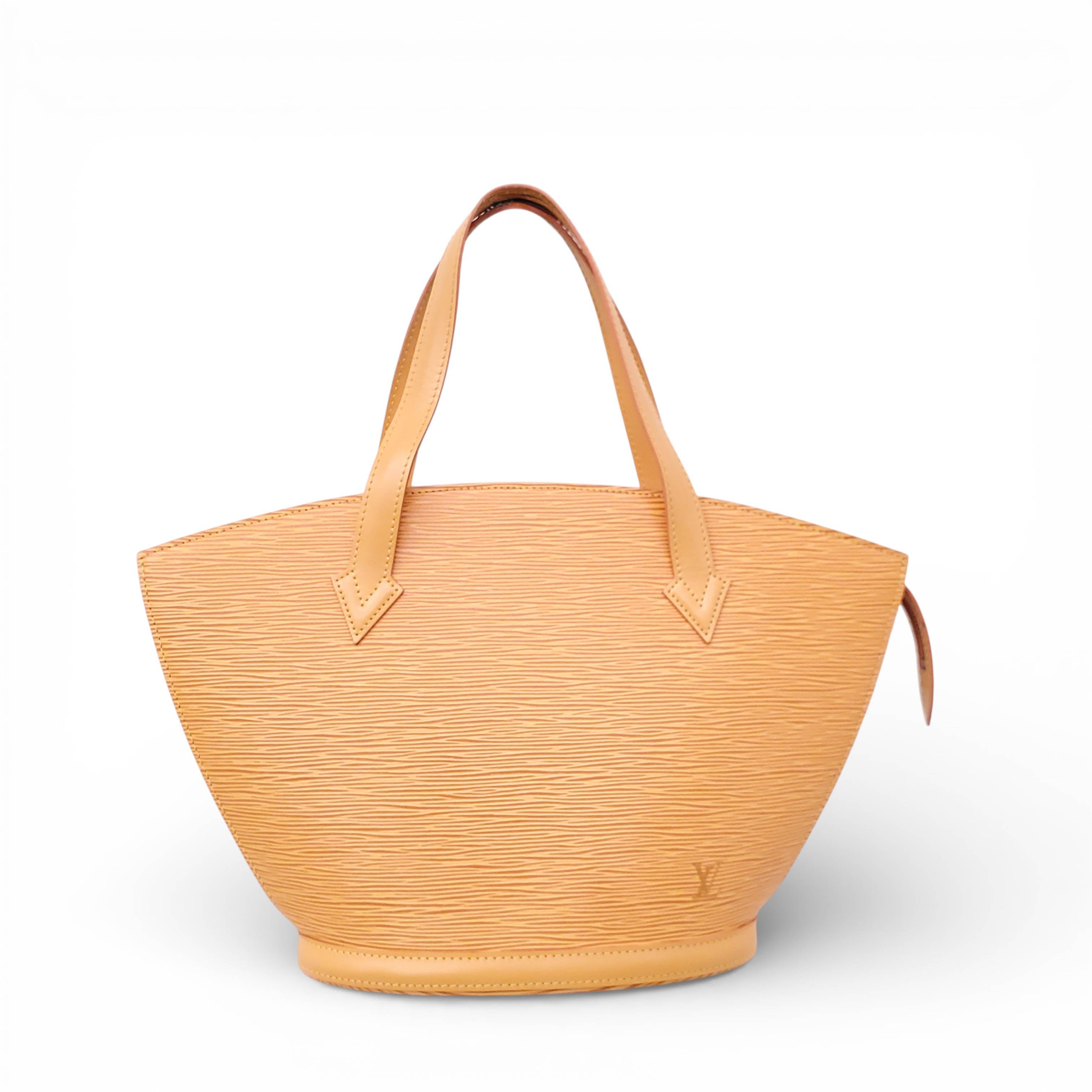 LOUIS VUITTON YELLOW EPI SAINT JACQUES PM BAG