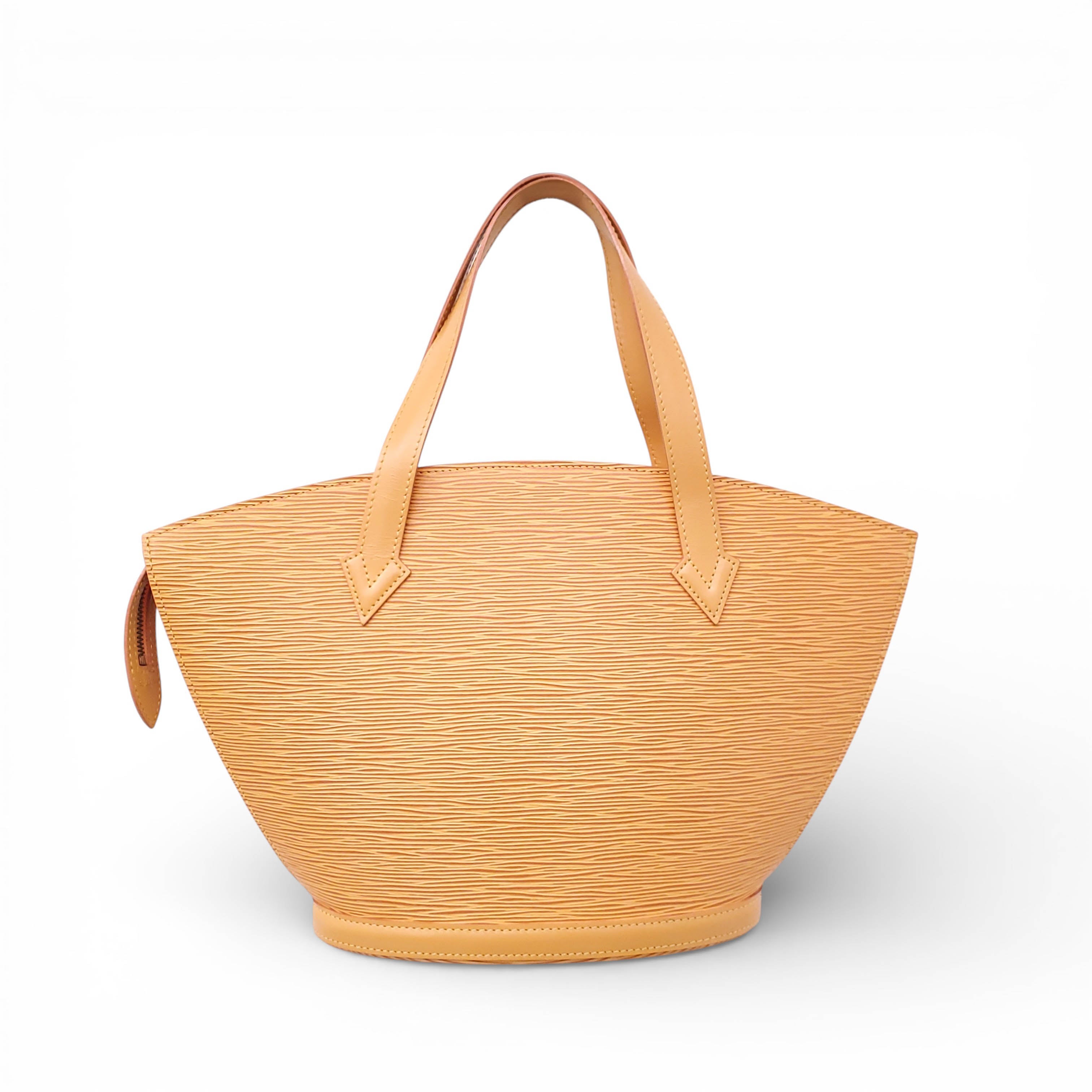 LOUIS VUITTON YELLOW EPI SAINT JACQUES PM BAG