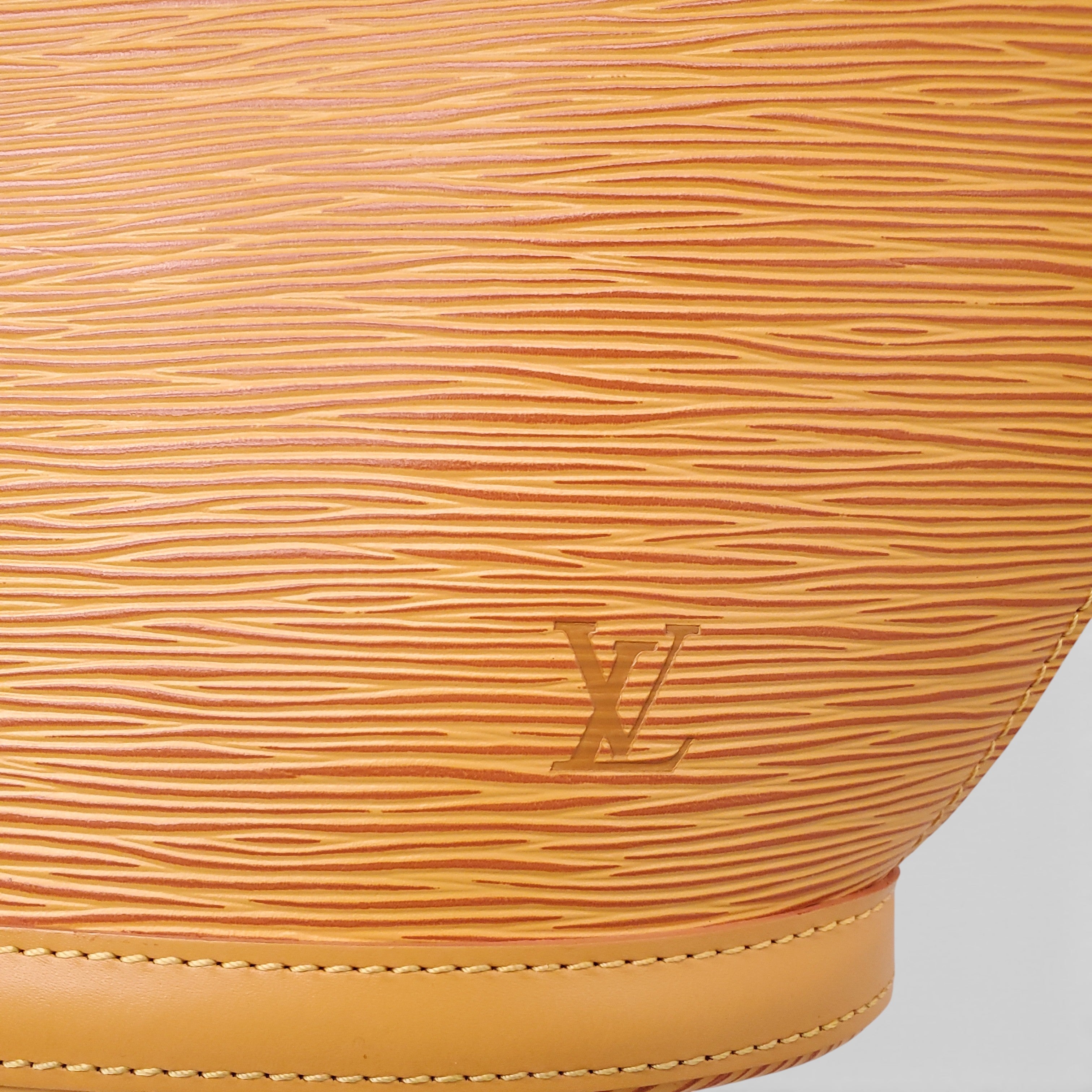 LOUIS VUITTON YELLOW EPI SAINT JACQUES PM BAG