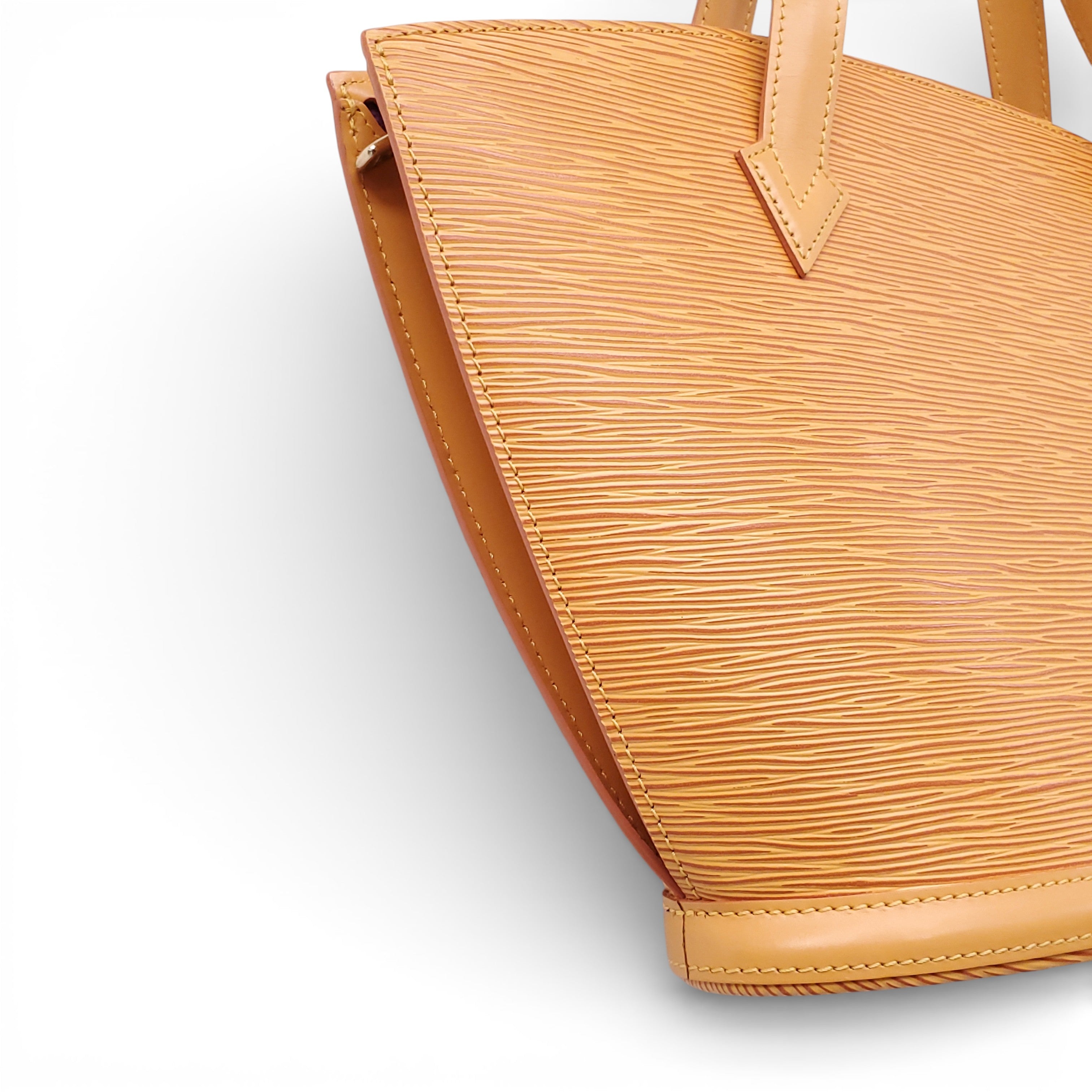 LOUIS VUITTON YELLOW EPI SAINT JACQUES PM BAG