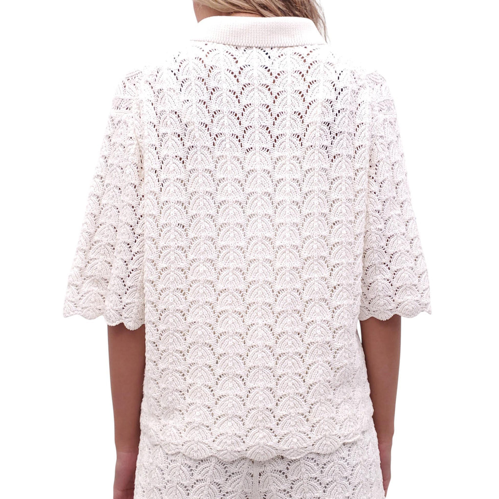 LOU LOU STUDIO CROCHET KNIT SHORT SET - SIZE M
