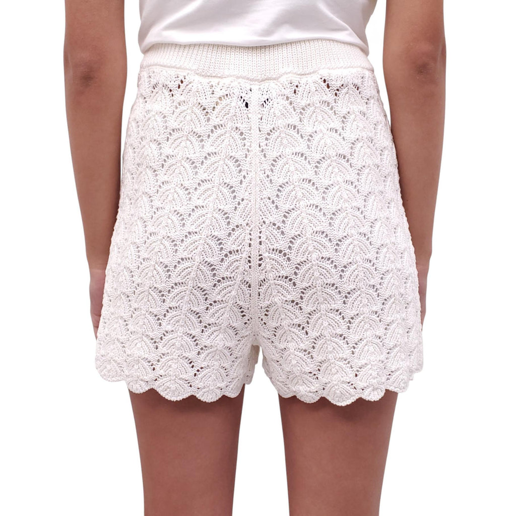 LOU LOU STUDIO CROCHET KNIT SHORT SET - SIZE M
