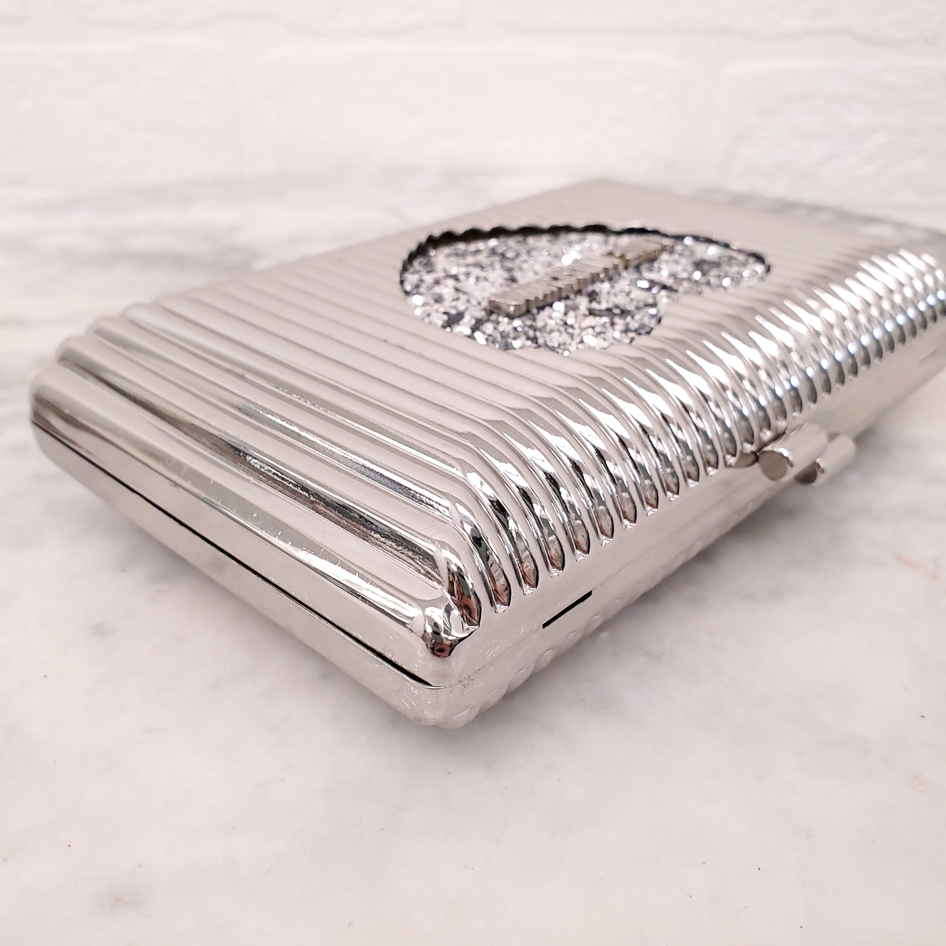 LOVE MOSCHINO SILVER PLATED BAG