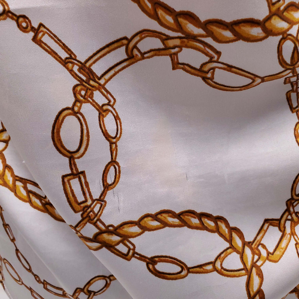 L’AGENCE SILK PATTERNED BLOUSE - SIZE XS