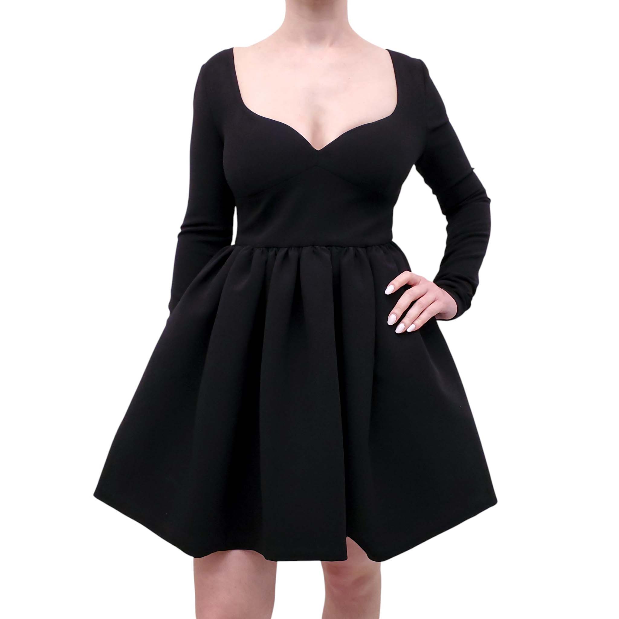 magda butrym long sleeve dress Magda Butrym Tie-detailed Gathered Padded Wool-blend Midi Dress - Women - Gray Dresses