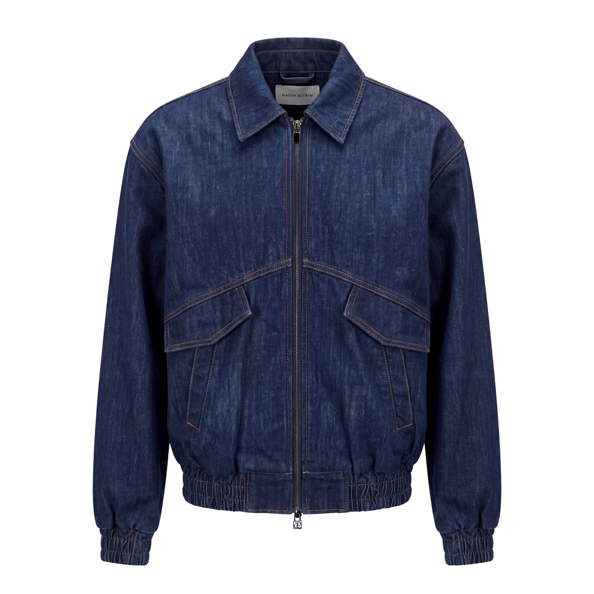 MAGDA BUTRYM OVERSIZED DENIM BOMBER JACKET - SIZE US 6 (EU 38)