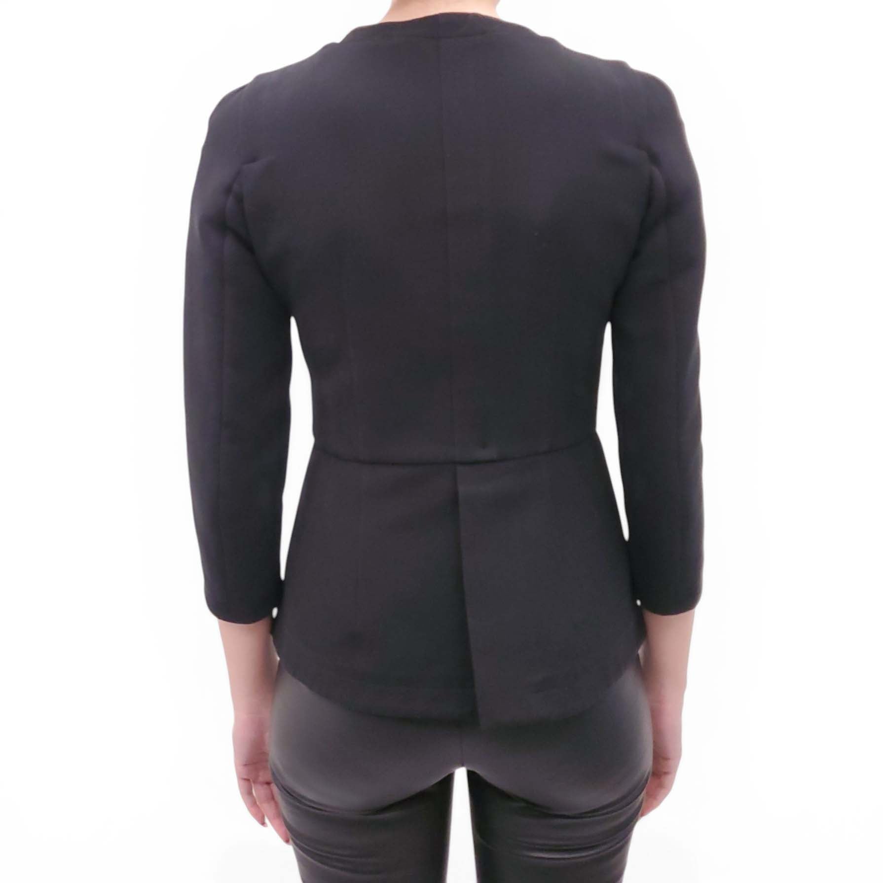 MARNI BLACK JACKET WITH BUTTONS - SIZE 38