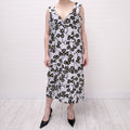 MARNI BLUE PATTERNED DRESS - SIZE 44 (OVERSIZED FIT)