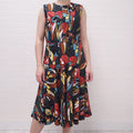 MARNI FLORAL PATTERNED COTTON DRESS - SIZE 44
