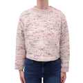 MASSCOB MULT-COLOUR ALPACA BLEND CROPPED SWEATER - SIZE S