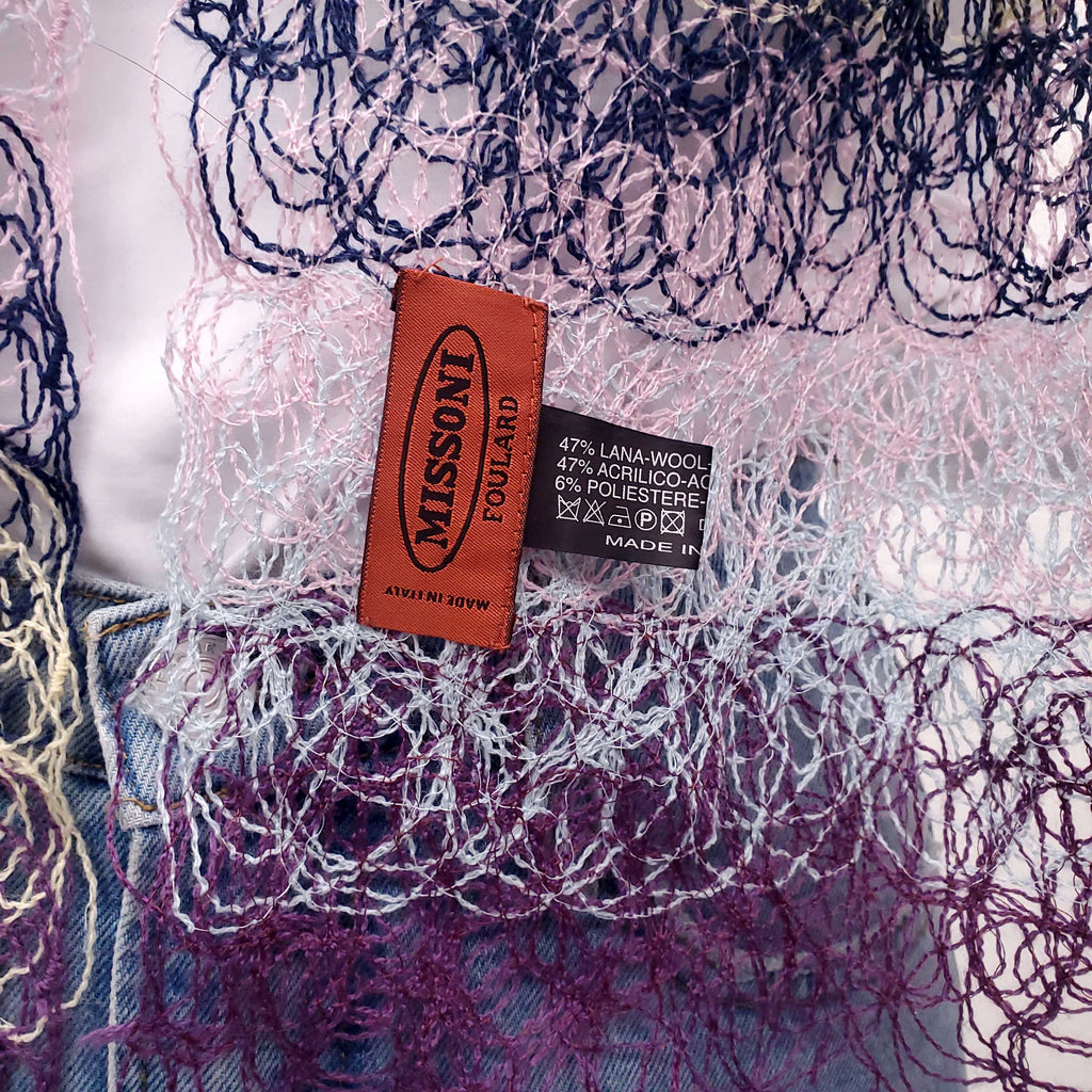 MISSONI KNIT PATTERNED SCARF