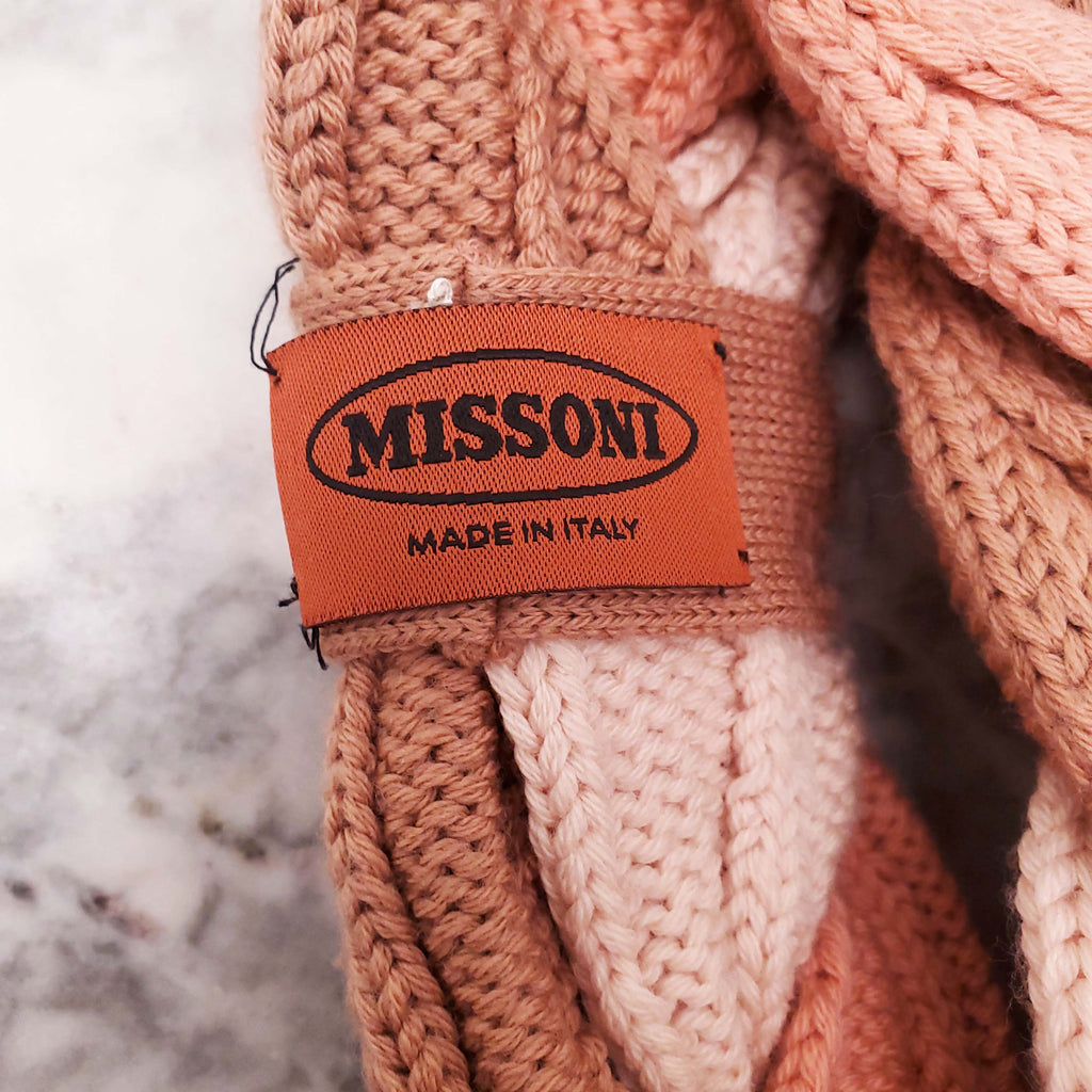 MISSONI KNIT PINK HEADBAND