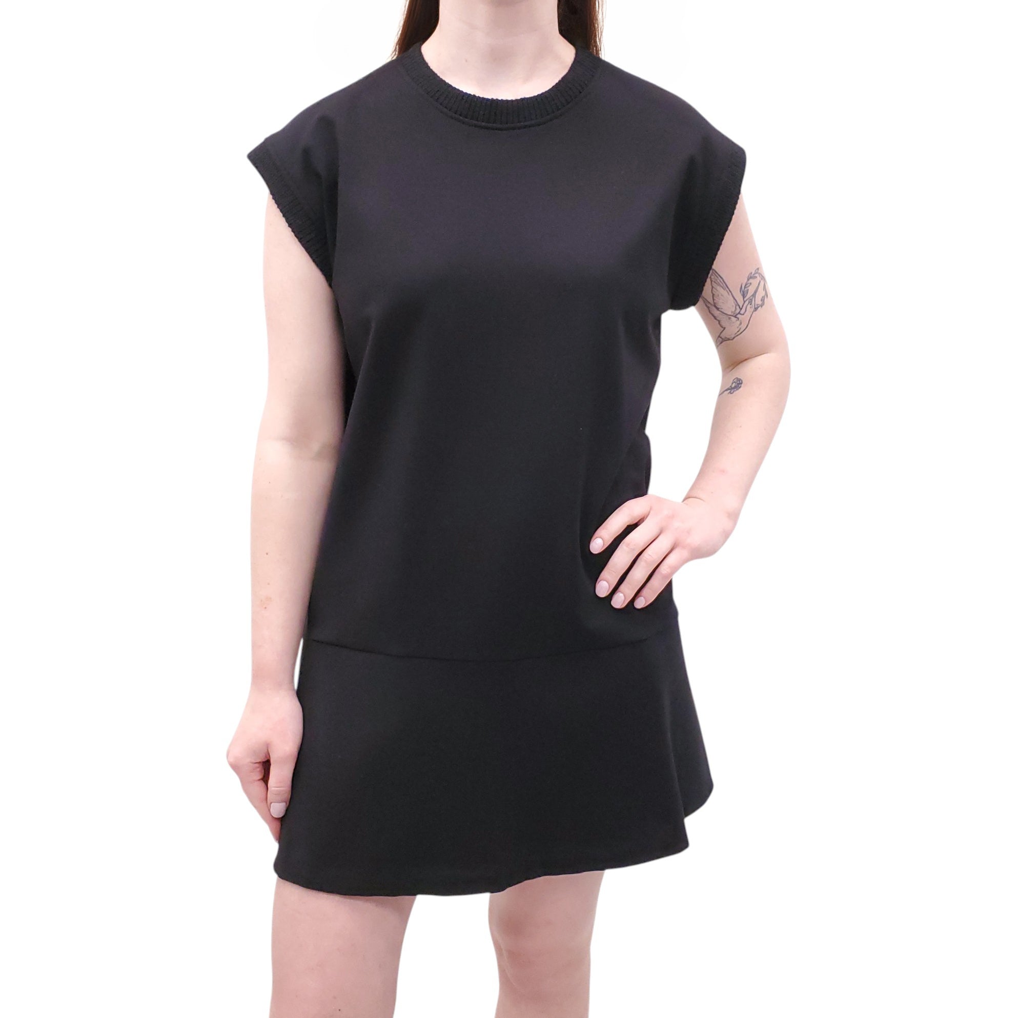 MIU MIU BLACK TUNIC DRESS - SIZE S