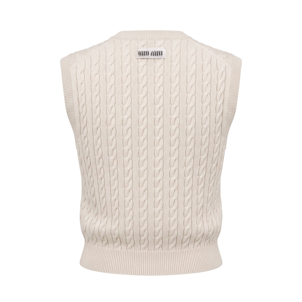 MIU MIU CASHMERE 2-PIECE CARDIGAN SET - SIZE 36