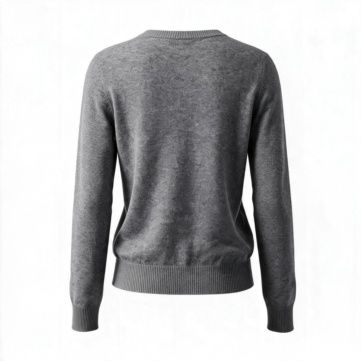 MIU MIU DARK GREY LOGO CASHMERE CARDIGAN - SIZE 36