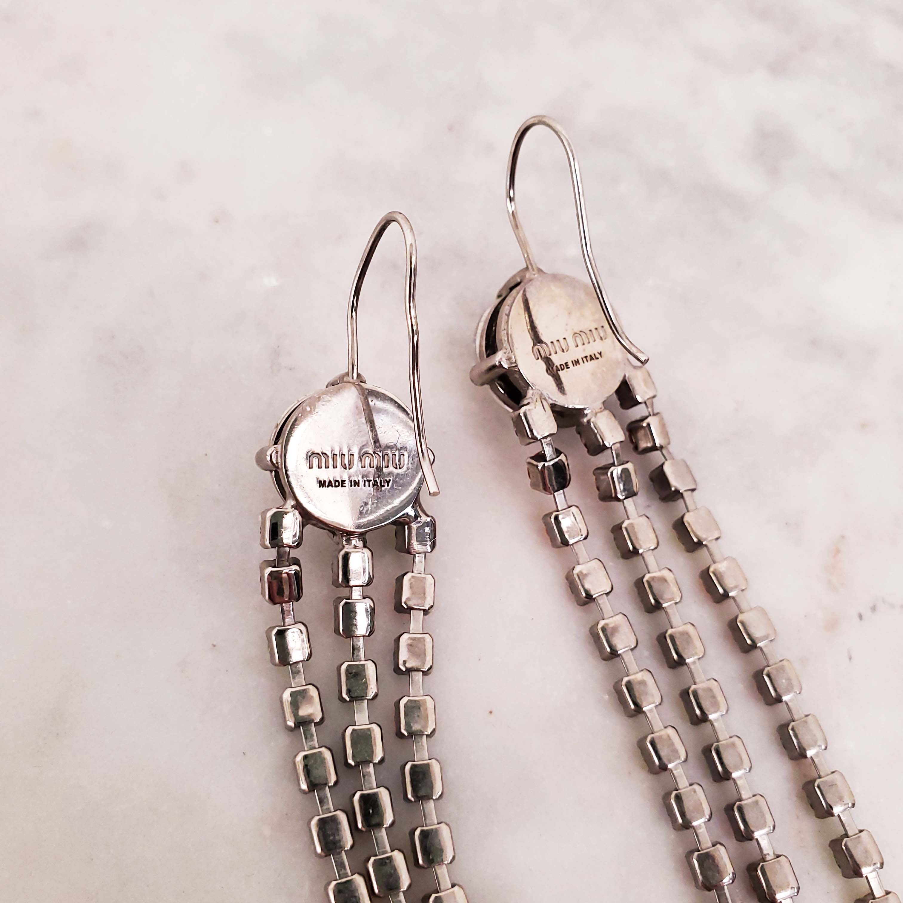 MIU MIU RAINBOW EARRINGS