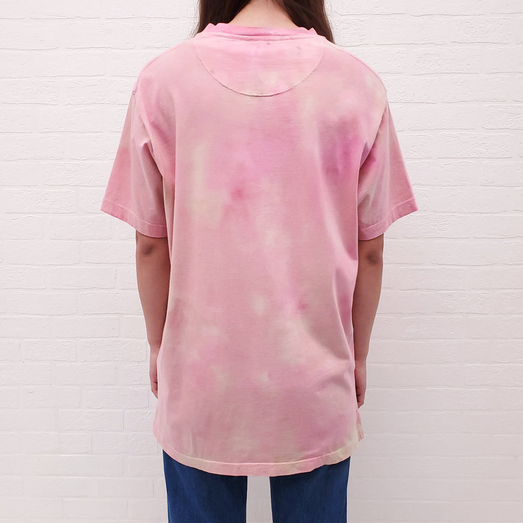 M MISSONI PINK TIE DYE LOGO T-SHIRT - SIZE L