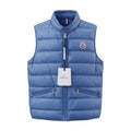 MONCLER BLUE VEST - SIZE 14A