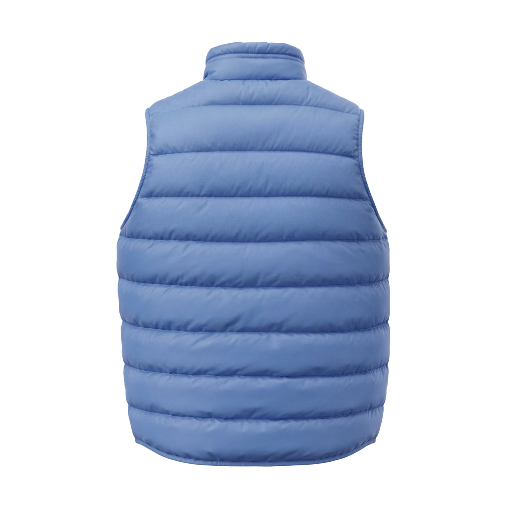 MONCLER BLUE VEST - SIZE 14A