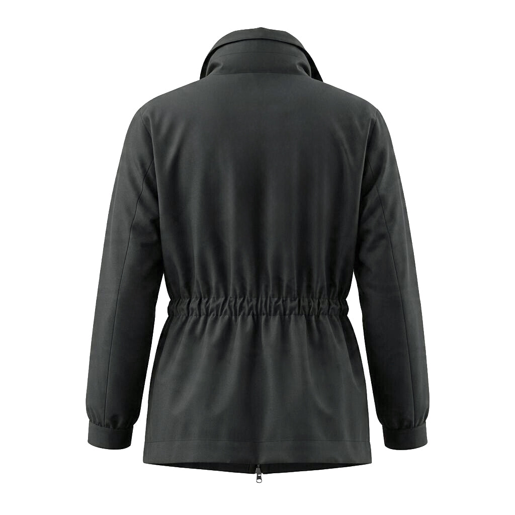 MONCLER DARK GREEN WINDBREAKER WITH LOGO - SIZE 3