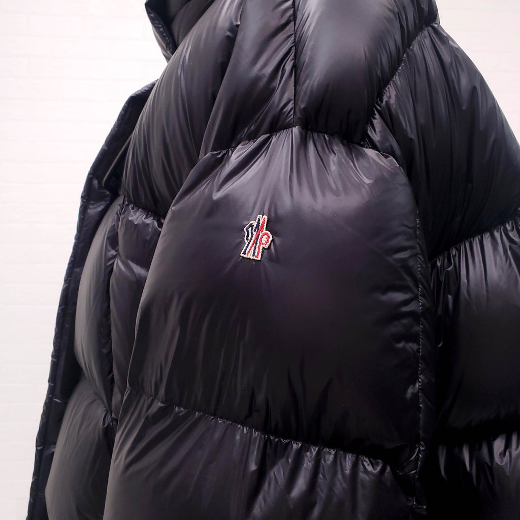 MONCLER GRENOBLE ARPUILLES QUILTED GLOSSED-SHELL DOWN JACKET - SIZE 5