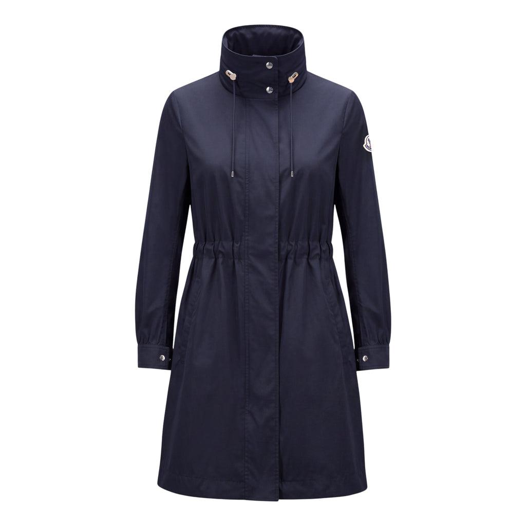 MONCLER NAVY WINDBREAKER WITH LOGO - SIZE 3