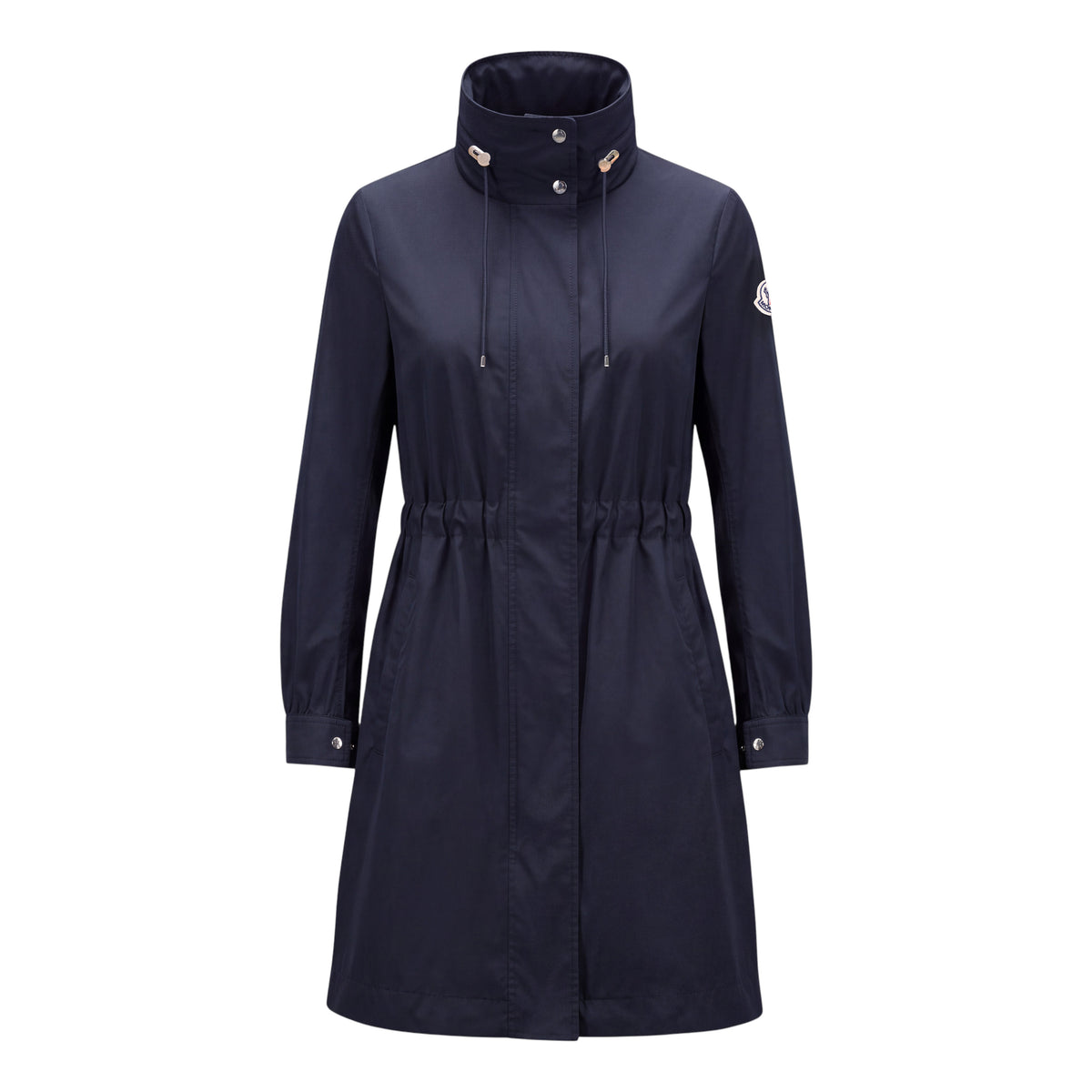 MONCLER NAVY WINDBREAKER WITH LOGO - SIZE 3