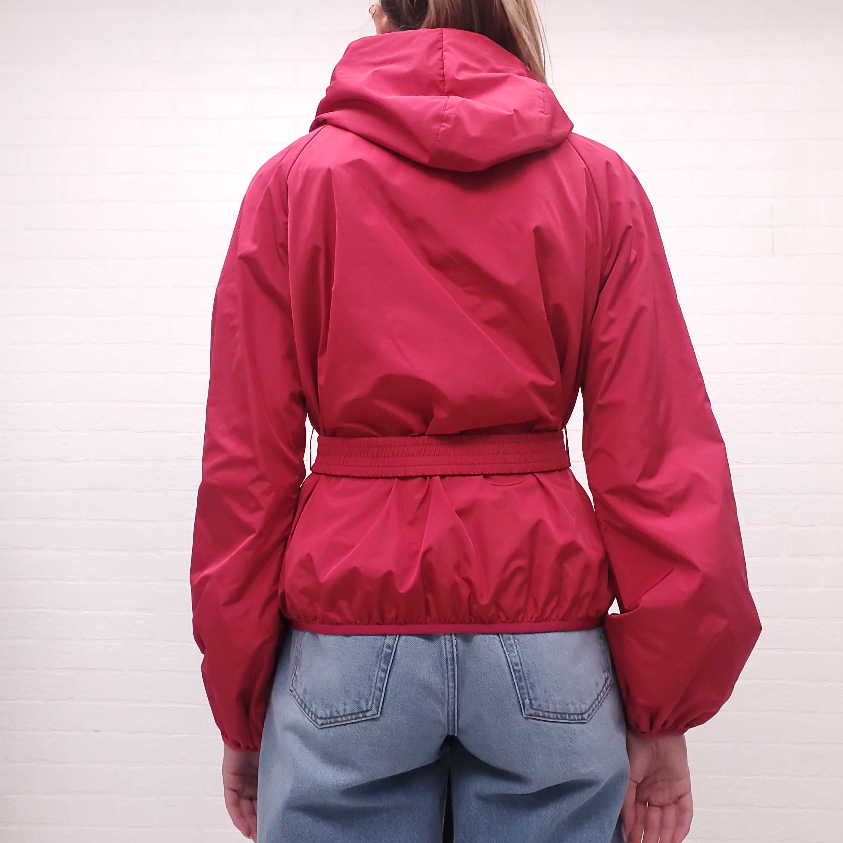 MONCLER PINK HOODED WINDBREAKER - SIZE 1