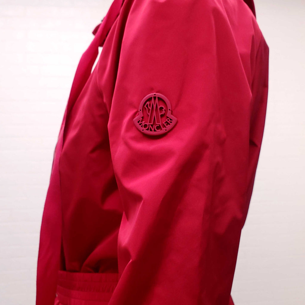 MONCLER PINK HOODED WINDBREAKER - SIZE 1