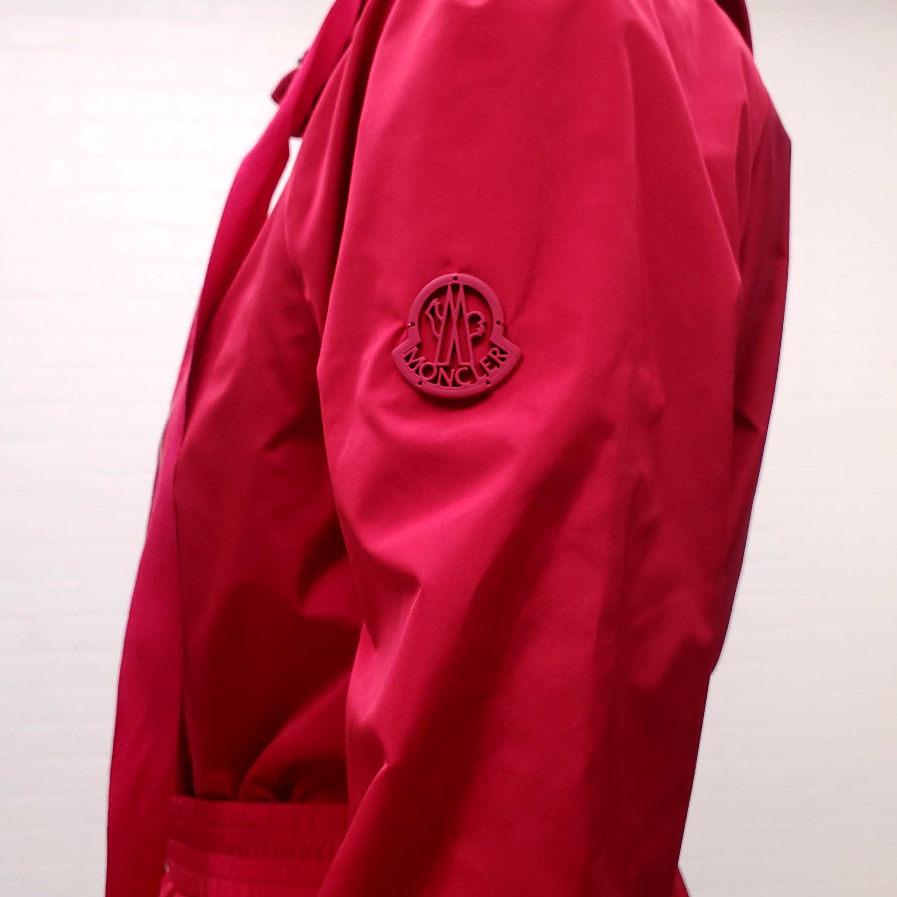MONCLER PINK HOODED WINDBREAKER - SIZE 1