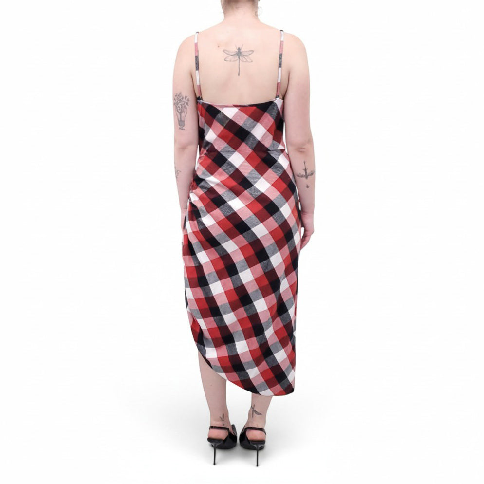 MONSE RED PLAID DRESS - SIZE 12