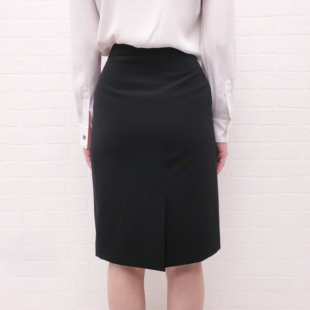 MOSCHINO BOUTIQUE BLACK SKIRT - SIZE 10