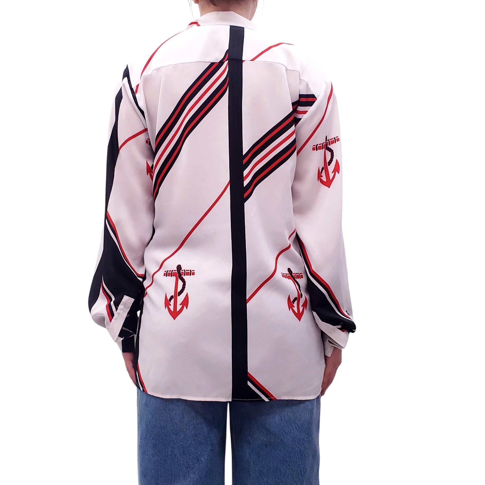 MSGM NAUTICAL BLOUSE - SIZE 44