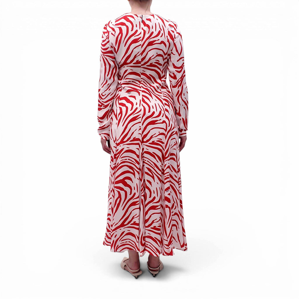MSGM ZEBRA PRINT LONG DRESS - SIZE 42